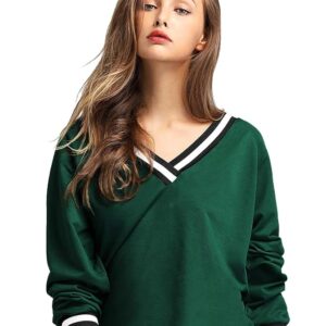 Fabricorn Stylish Plain Green Long Sleeve Cotton Tshirt for Women (Green)